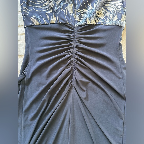 Scarlett Sleeveless Sequin Sheath Dress, size 6, color navy blue - Picture 7 of 11